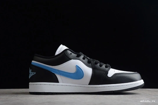 Cheap EP Black White (W)  DC0774-041 1 Low Jordan Blue University DC0774-041 0329